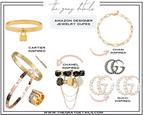 amazon designer jewelry dupes|best gucci dupes on amazon.